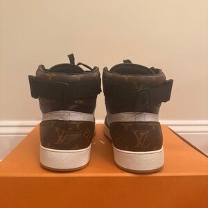 Authentic Louie Vutton high top sneakers